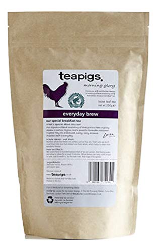 Teapigs English Breakfast Black Loose Tea Made With Whole Leaves (1 Pack of 250g Loose Tea)