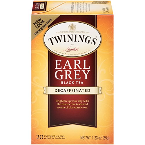 Twinings Decaffeinated Earl Grey Individually Wrapped Black Tea Bags