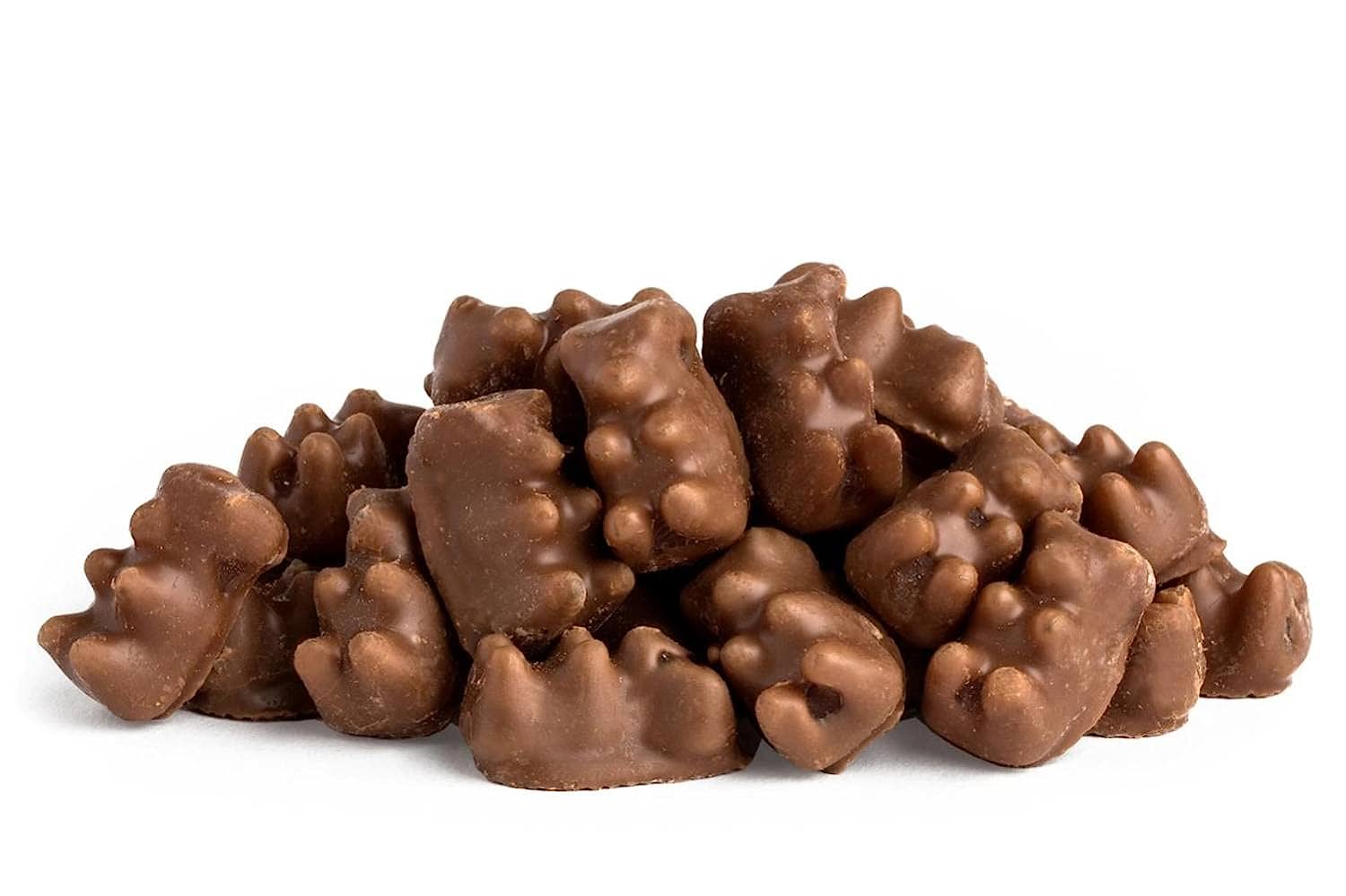 Grandys Candys Gourmet Milk Chocolate Covered Gummi Bears -Bulk Candy-(2 Pounds)