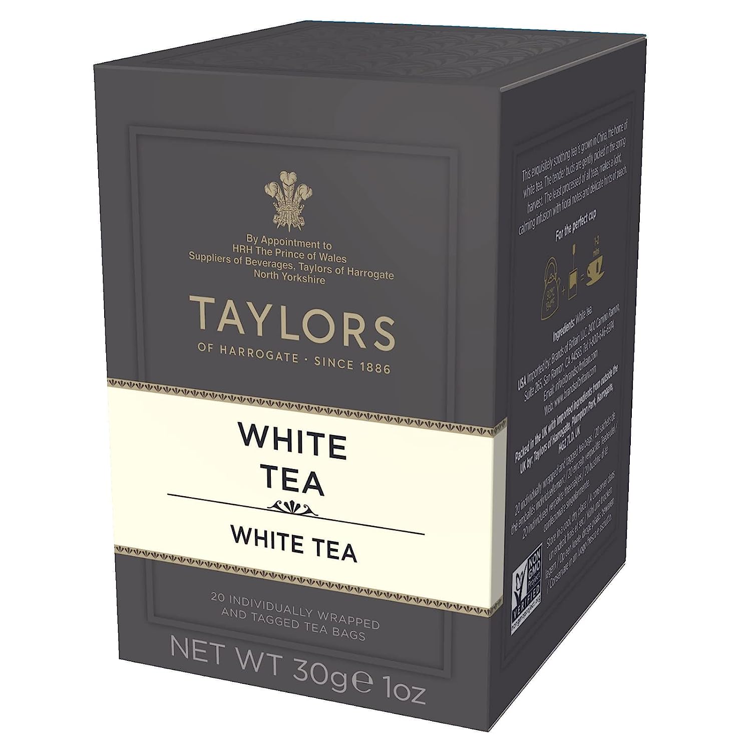 Taylors of Harrogate White Tea, 20 Count (Pack of 6)