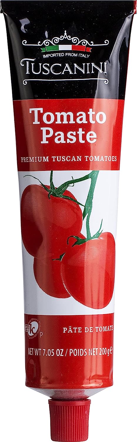 Tuscanini Tomato Paste Tube, 7.05oz, Made with Premium Italian Tomatoes