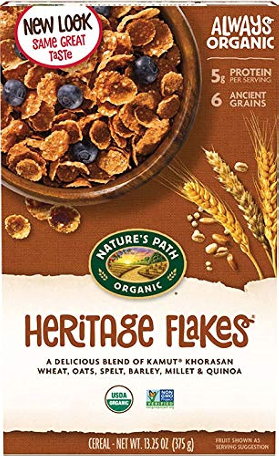 Nature's Path, Cereal Heritage Flakes Organic, 13.25 Ounce