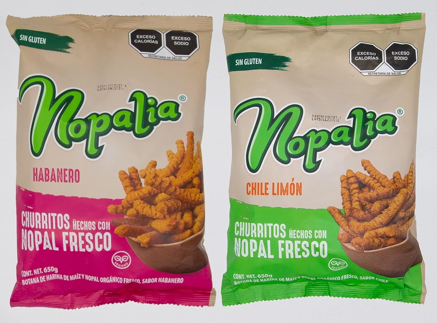 Nopalia Churritos Large Bag (Mixed, 2pk)