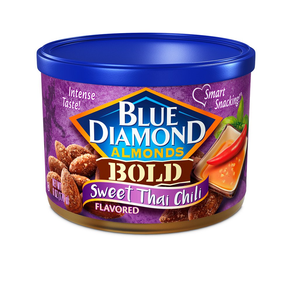 Blue Diamond Almonds Sweet Thai Chili Flavored Snack Nuts