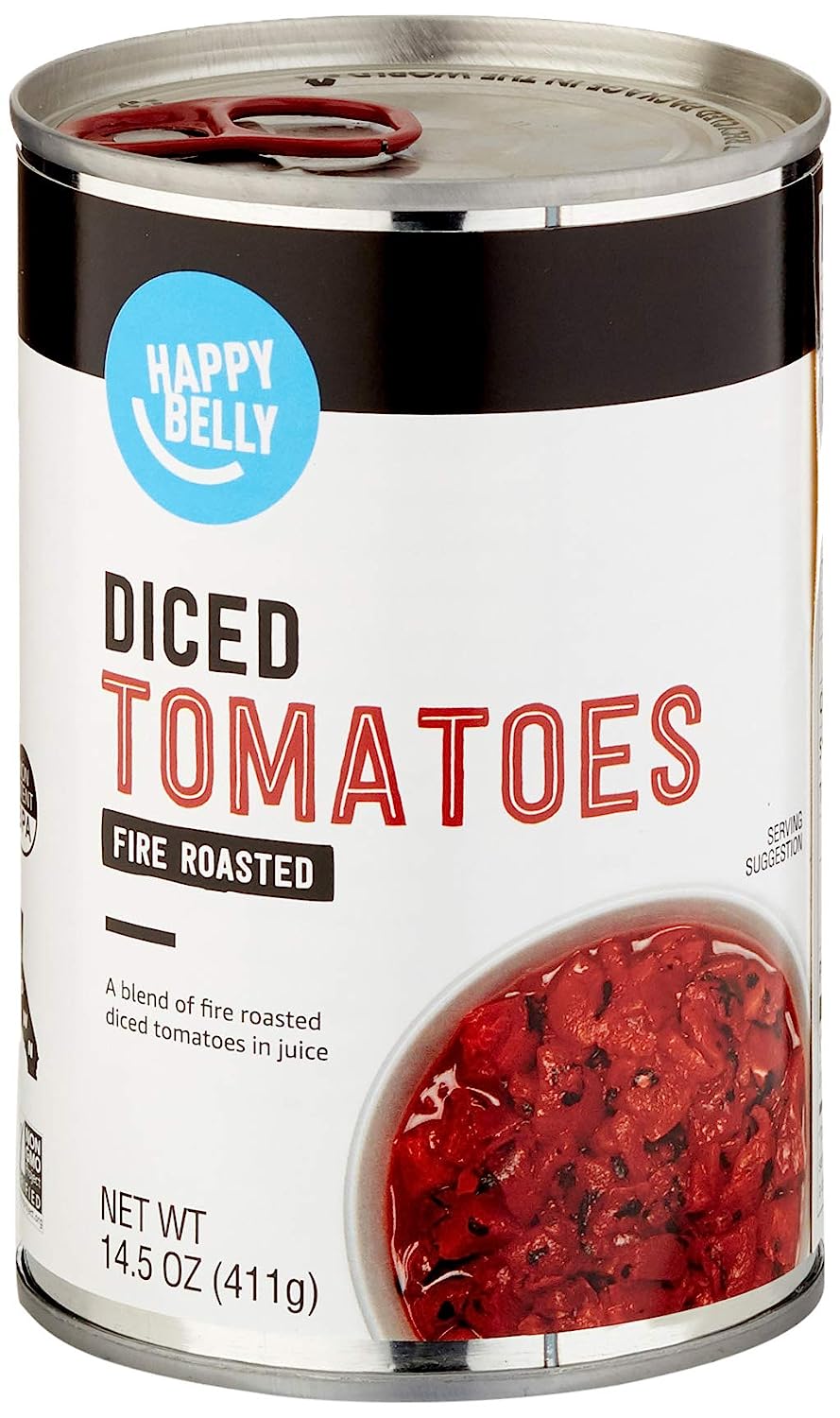 Amazon Brand - Happy Belly Diced Tomatoes