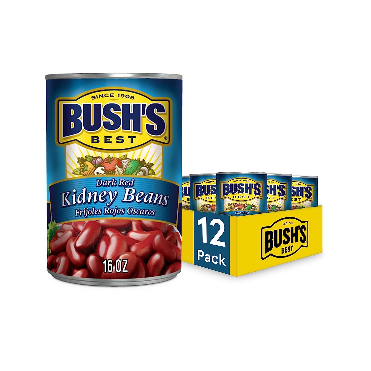 Bush's Best Canned Dark Red Kidney Beans