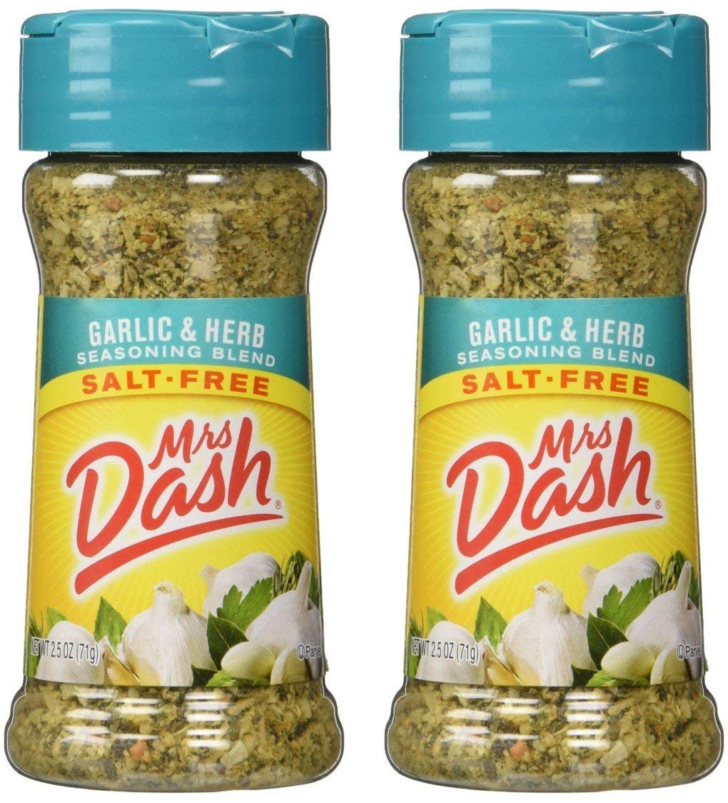 Mrs. Dash Garlic & Herb All Natural Seasoning Blend 2.5 oz - Pack of 2