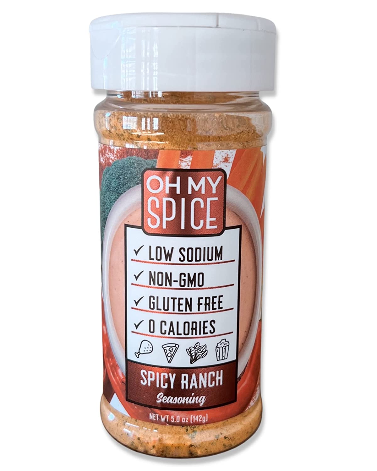 Spicy Ranch Seasoning by Oh My Spice | Low Sodium