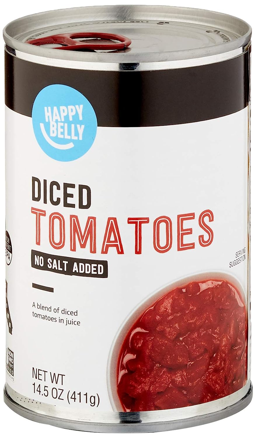 Amazon Brand - Happy Belly Diced Tomatoes