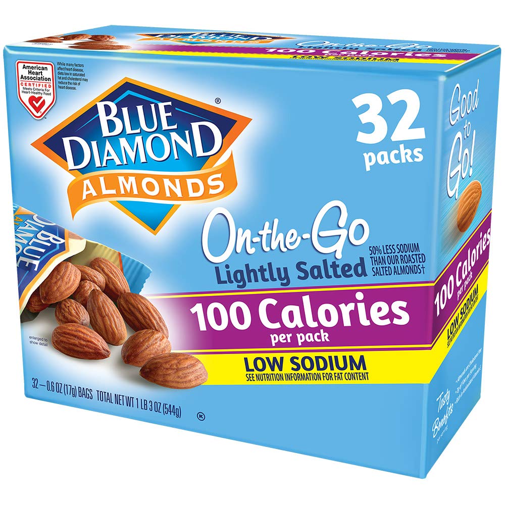 Blue Diamond Almonds Low Sodium Lightly Salted Snack Nuts