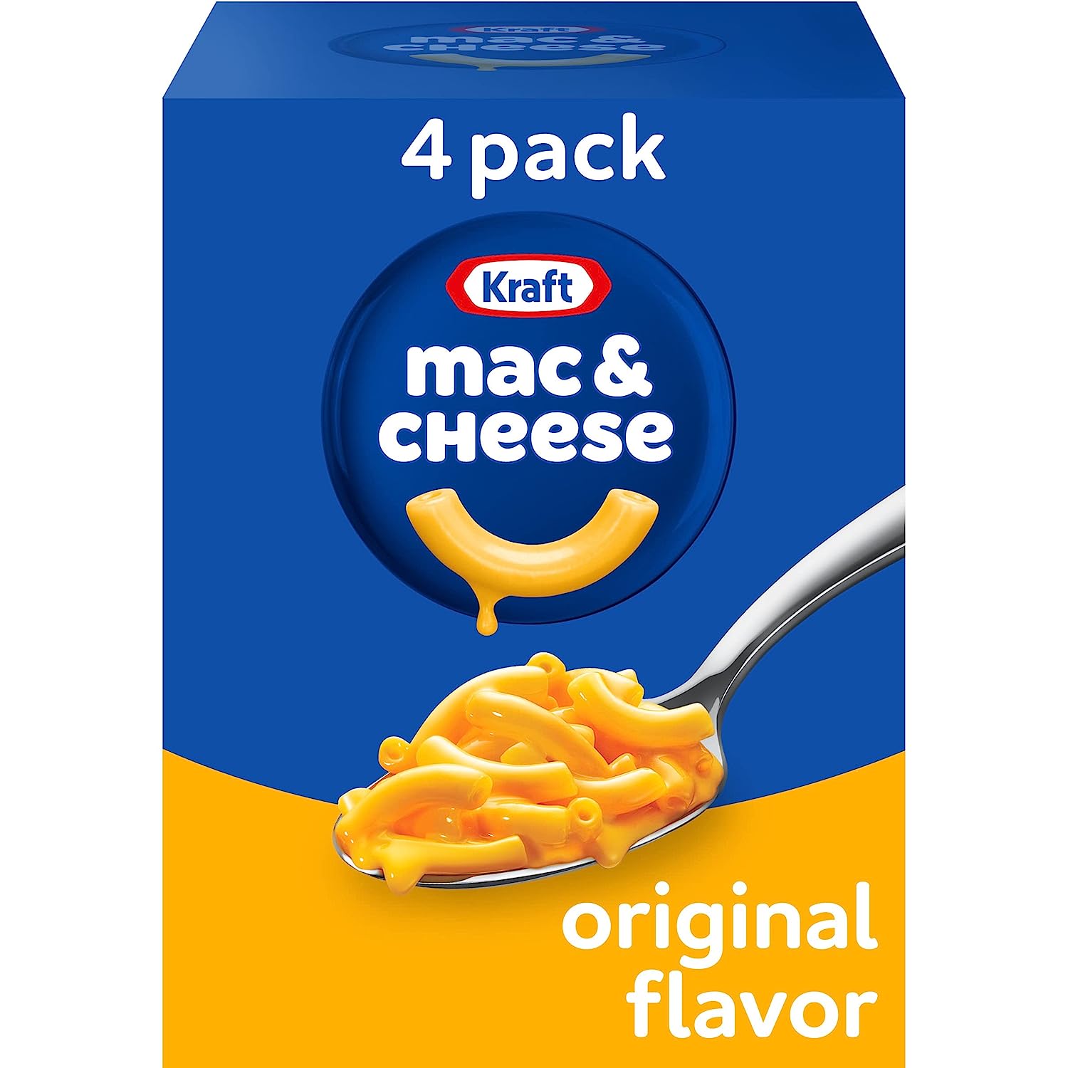 Kraft Original Macaroni & Cheese Dinner (4 ct Pack