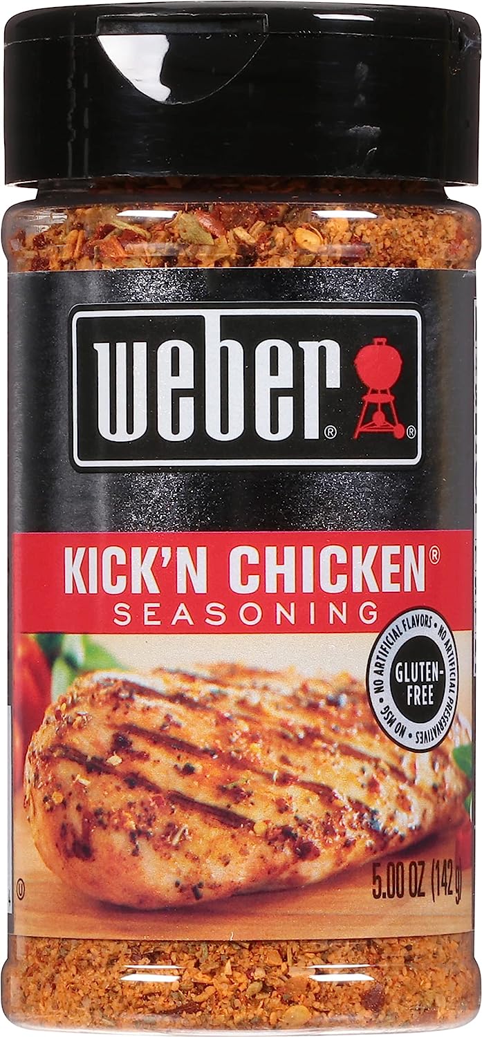 Weber Kick'n Chicken Seasoning, 5 Ounce Shaker