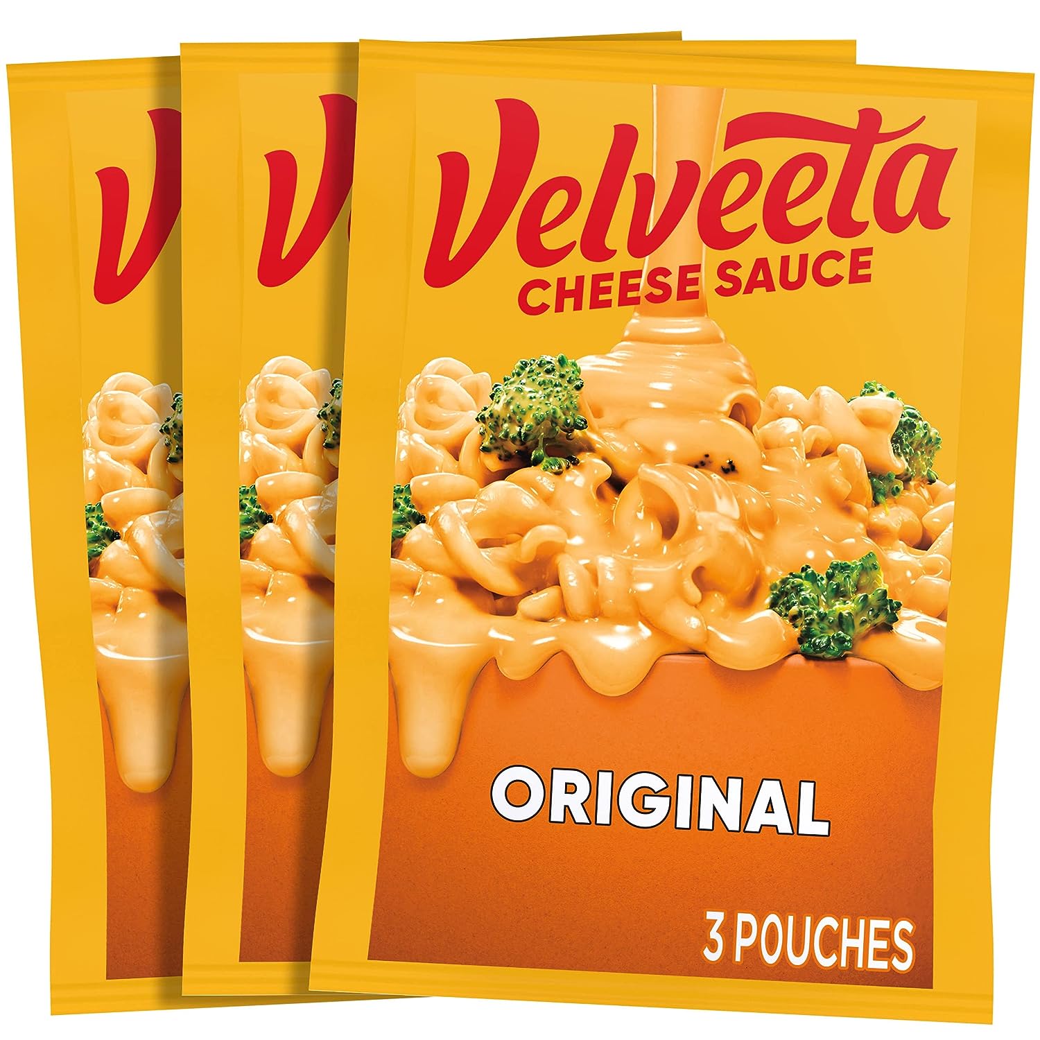 Velveeta Original Cheese Sauce (4 oz Pouches, 3 Count)