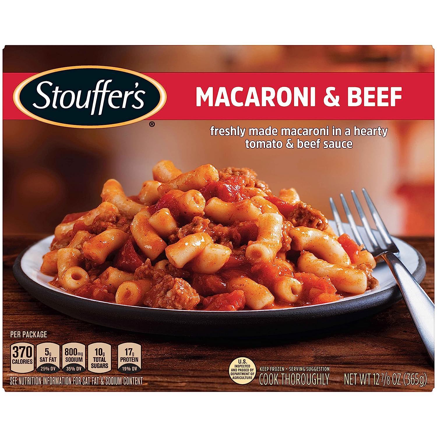 Stouffer's Macaroni and Beef Frozen Meal