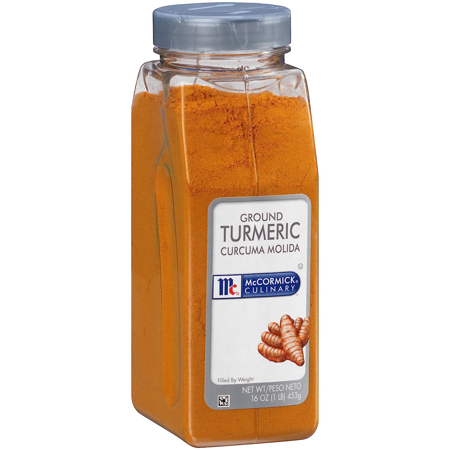 McCormick Culinary Ground Turmeric, 16 oz - One 16 Ounce Container of Powdered Turmeric Spice Perfect for Indian, Southwest Asian, Middle Eastern, and North African Cuisines