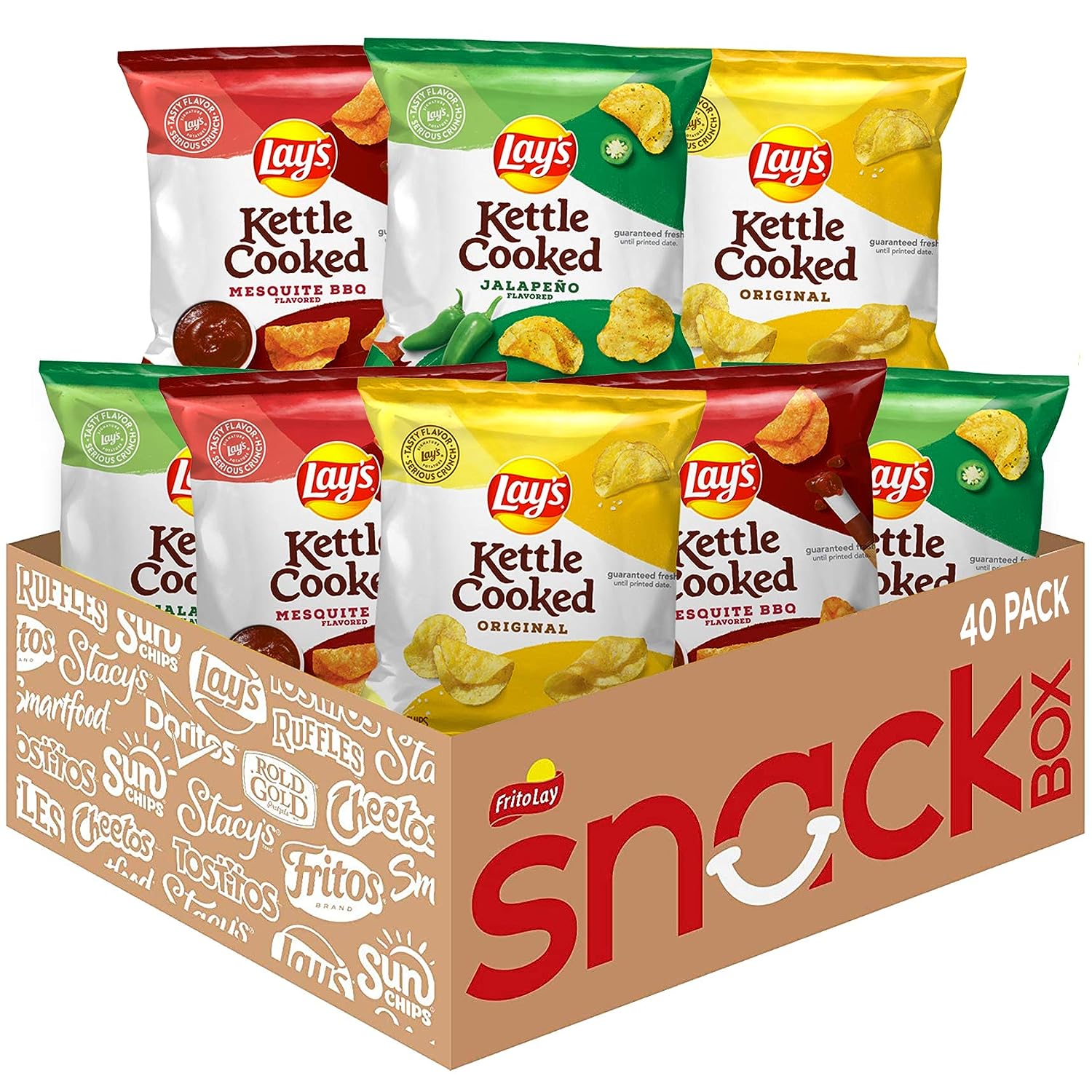 Lay's Kettle Cooked Potato Chips Variety Pack