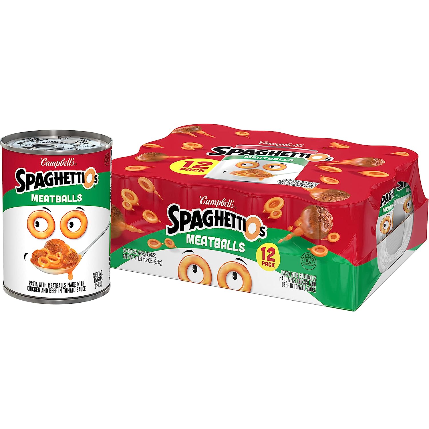 SpaghettiOs Canned Pasta with Meatballs