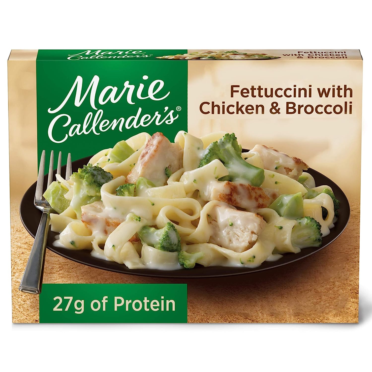 Marie Callender's Fettuccini With Chicken and Broccoli, Frozen Meal, 13 oz