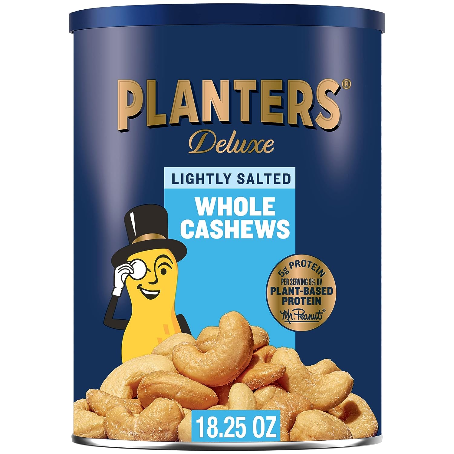 PLANTERS Deluxe Lightly Salted Whole Cashews