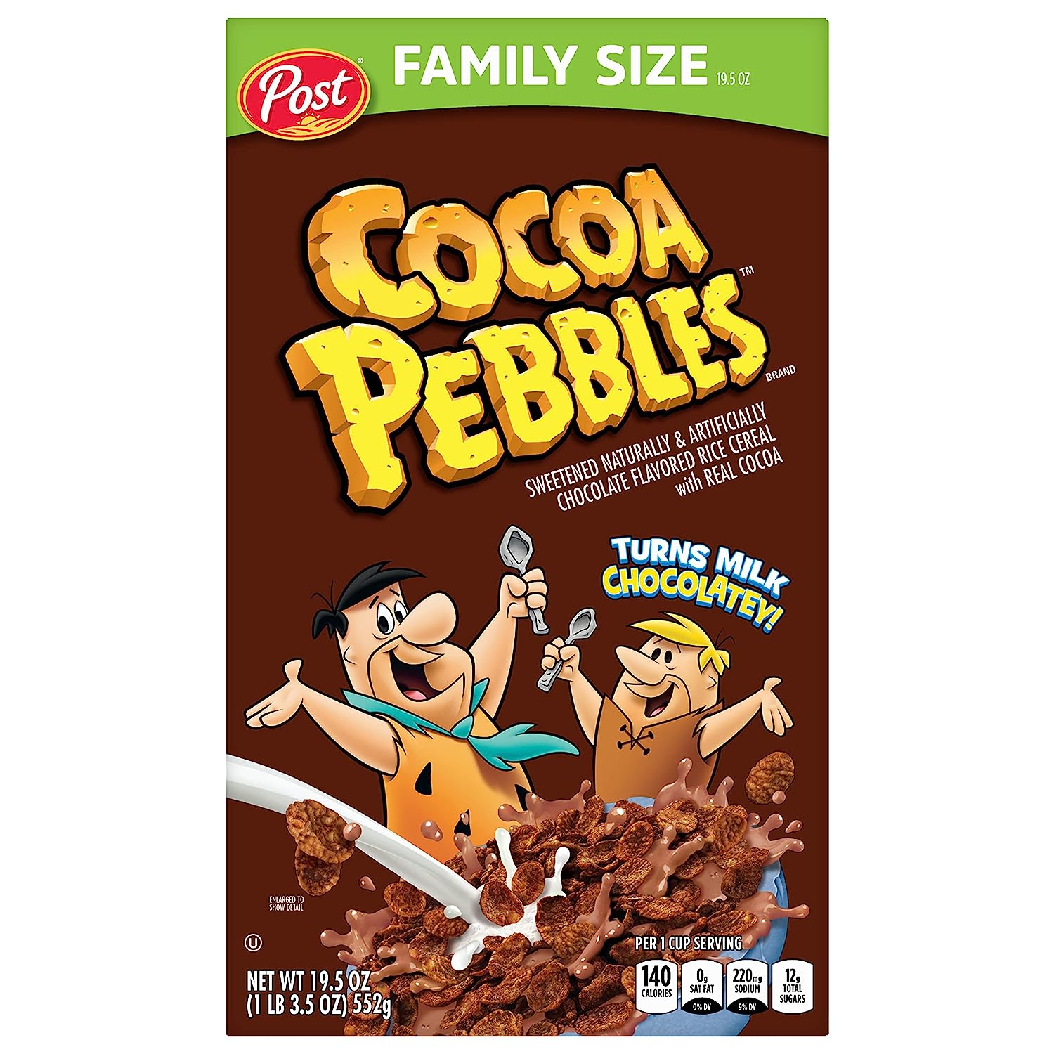 Post Cocoa PEBBLES Breakfast Cereal