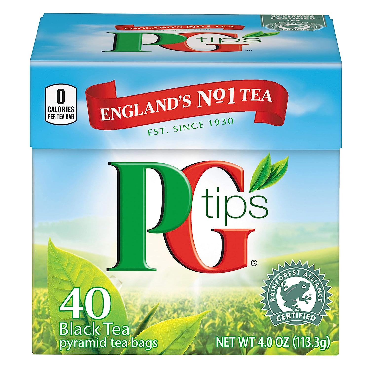 Pg Tips Premium Black Tea For a Classic Caffeinated Beverage