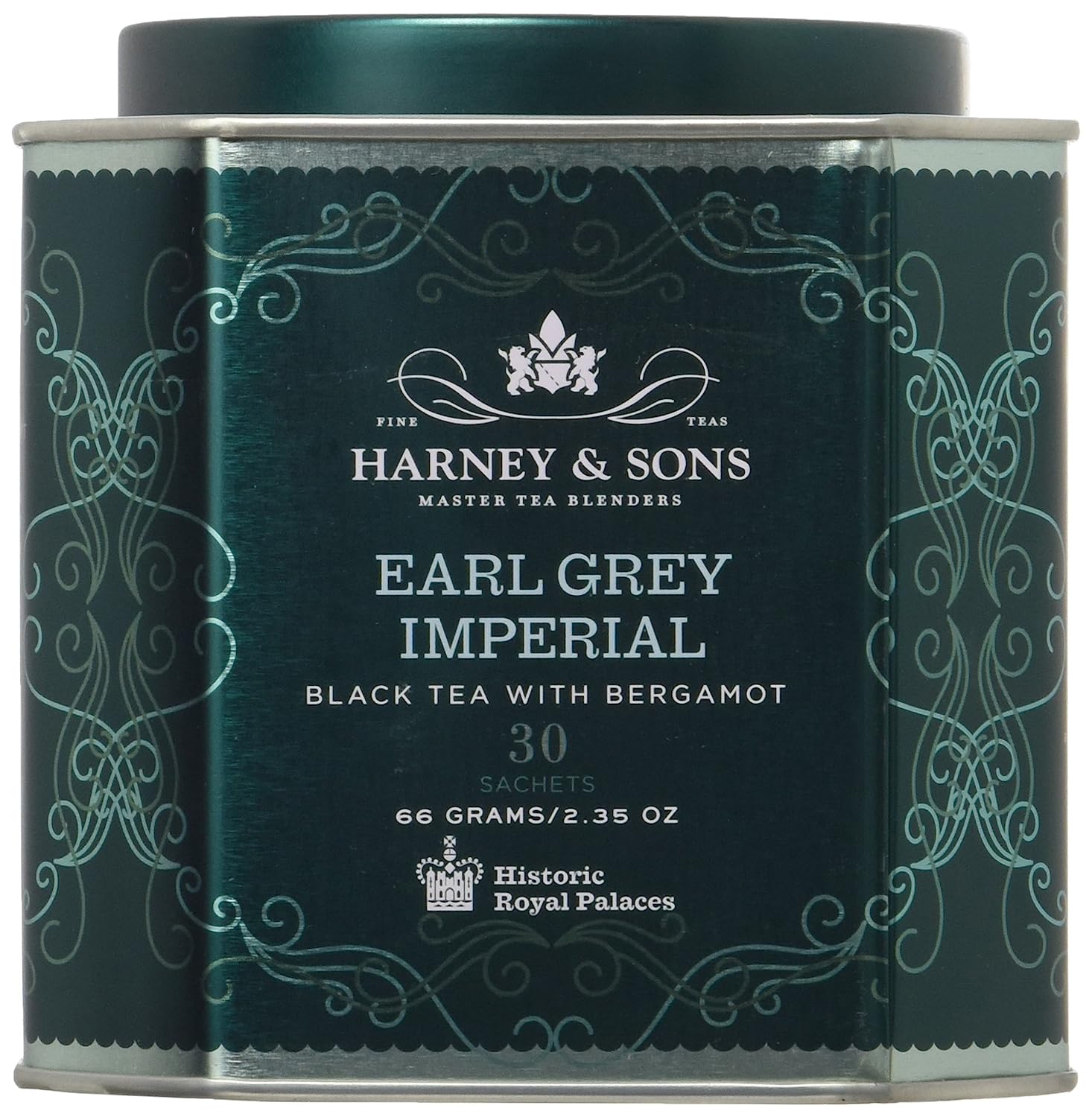 Harney & Sons Earl Grey Imperial Tea Tin - Fine Black Tea with Natural Bergamot - 2.35 Ounces