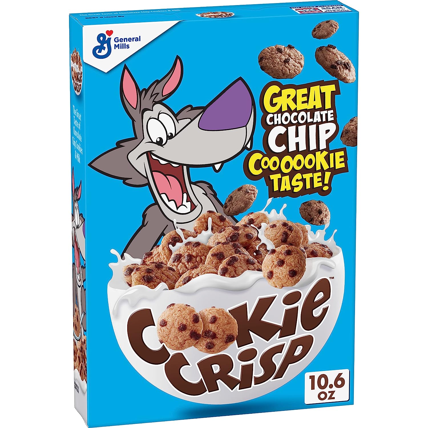 Cookie Crisp, Breakfast Cereal, Chocolate Chip Cookie Taste, 10.6 oz