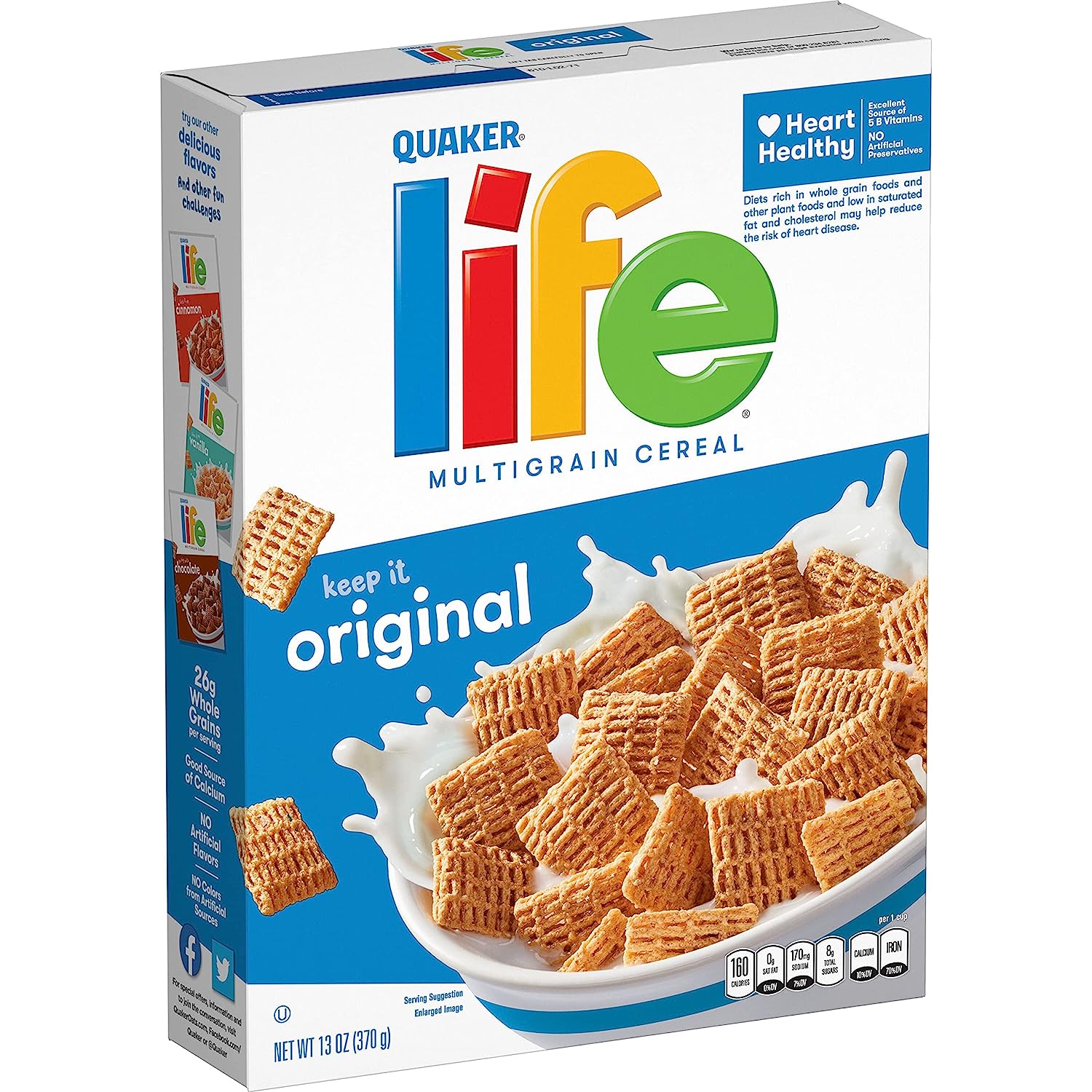 Quaker Life Cereal, Original 13 Ounce (Pack of 1)