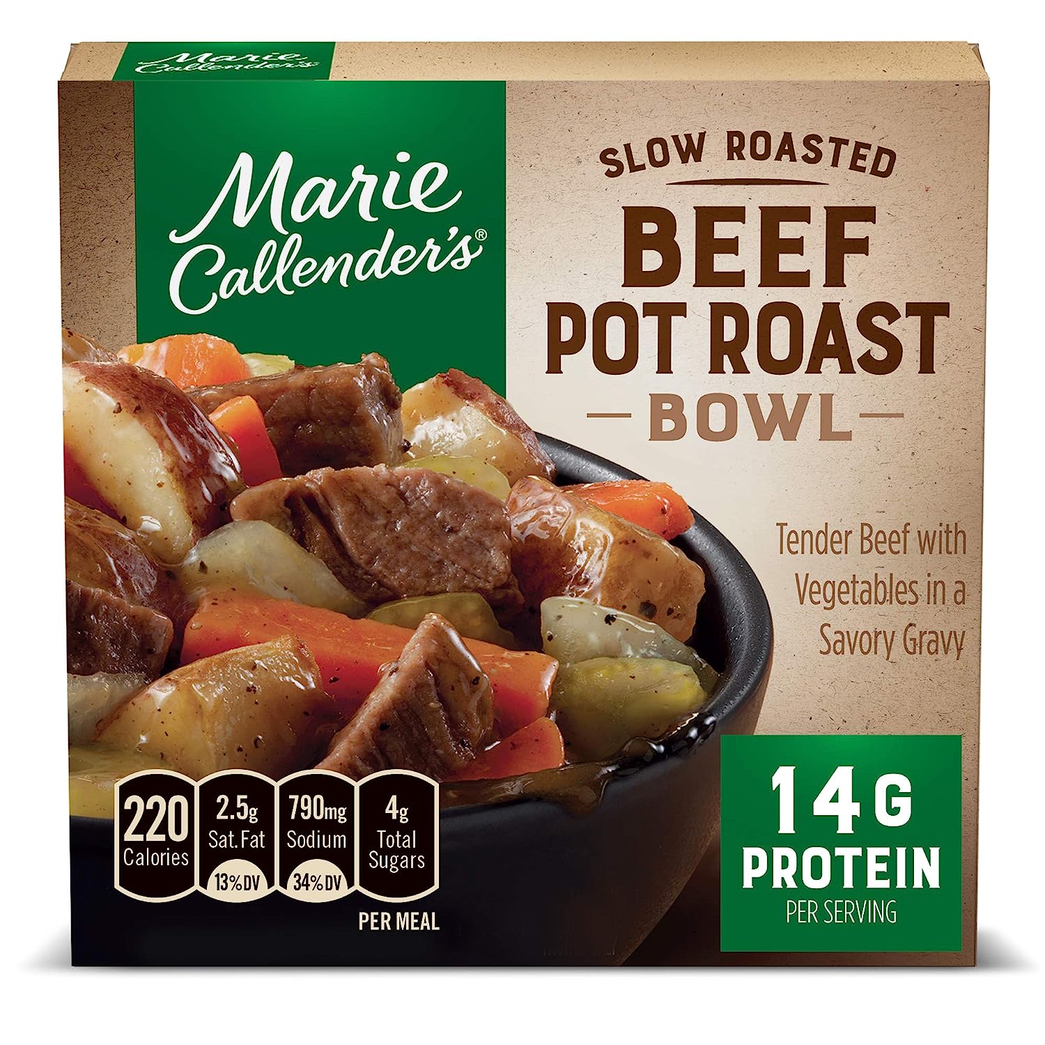 Marie Callender's Slow Roasted Beef Pot Roast Bowl, 11 Oz