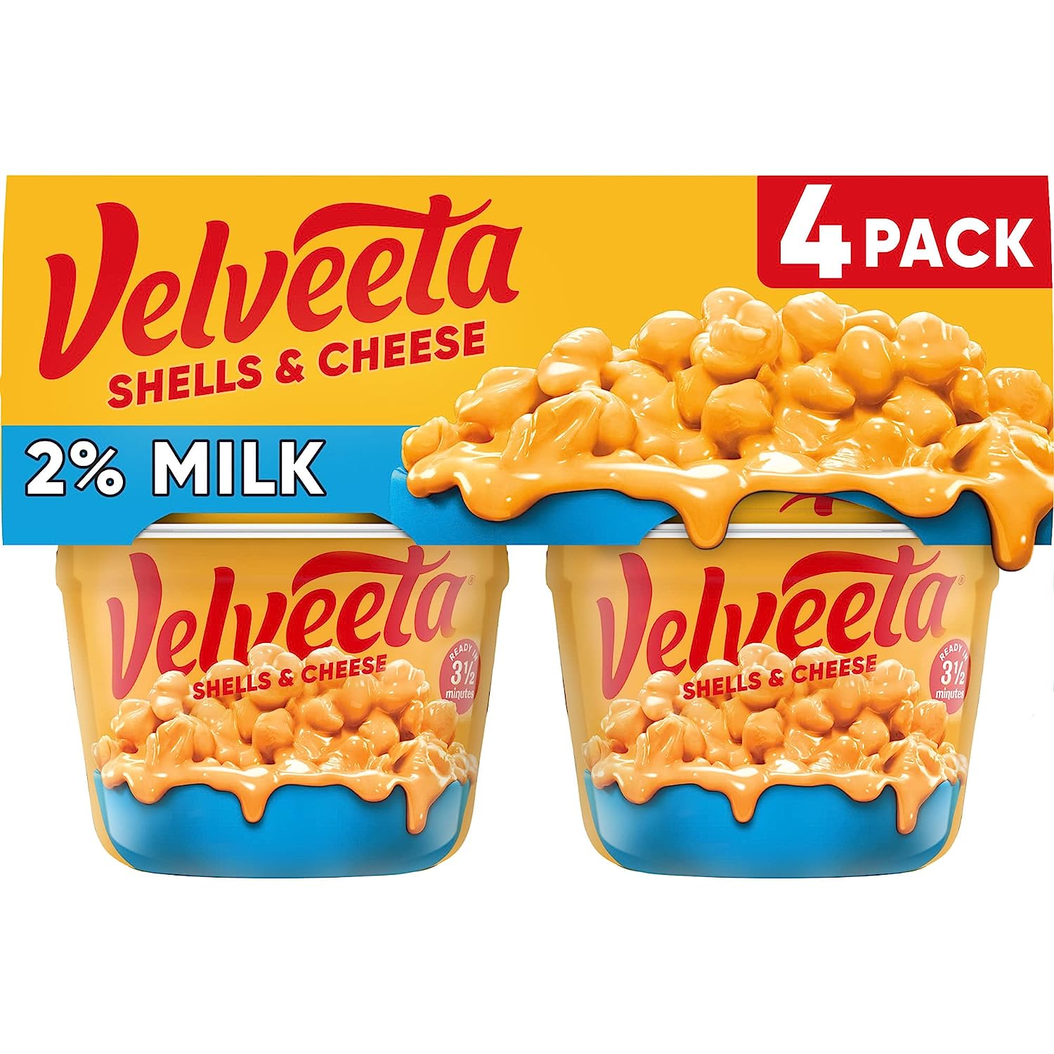 Velveeta Shells & Cheese Cups Made with 2% Milk Cheese