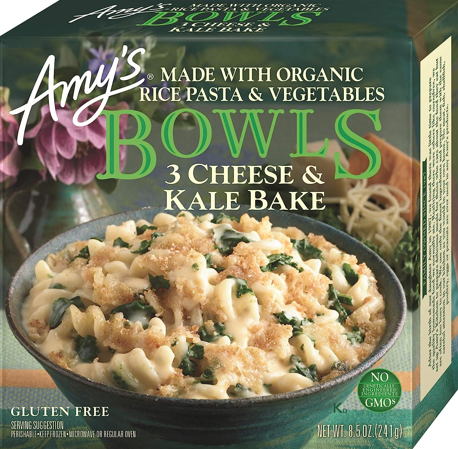 Amy's Bowls, 3 Cheese and Kale Bake, 8.5 Oz