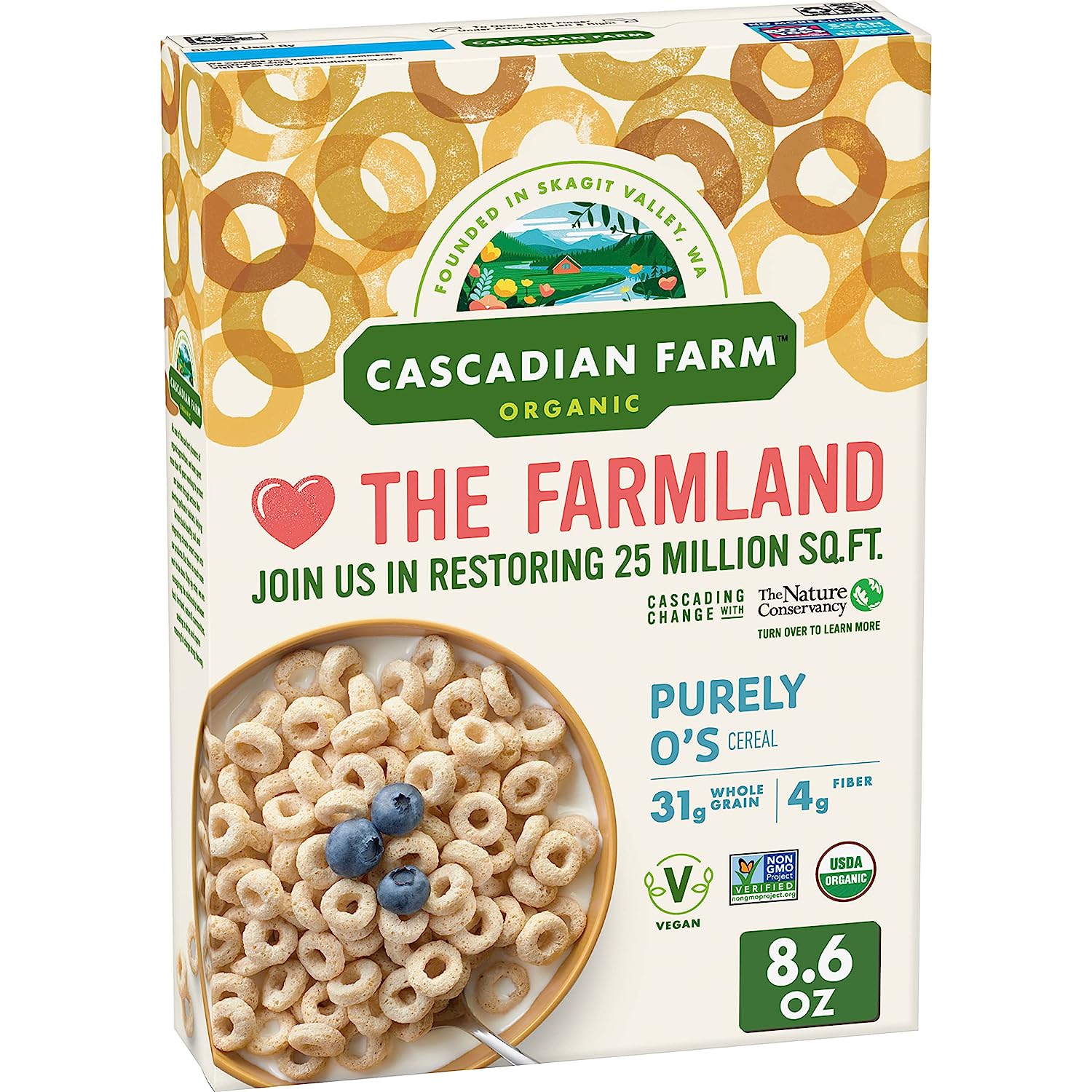 Cascadian Farm Organic Purely O's Cereal