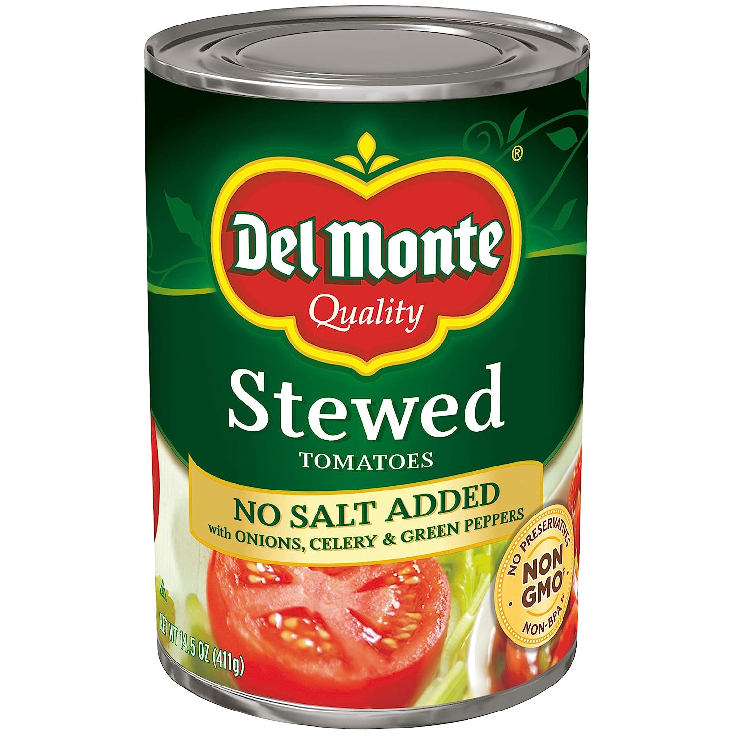 Del Monte Stewed Tomatoes, 14.5 Ounce (Pack of 12)