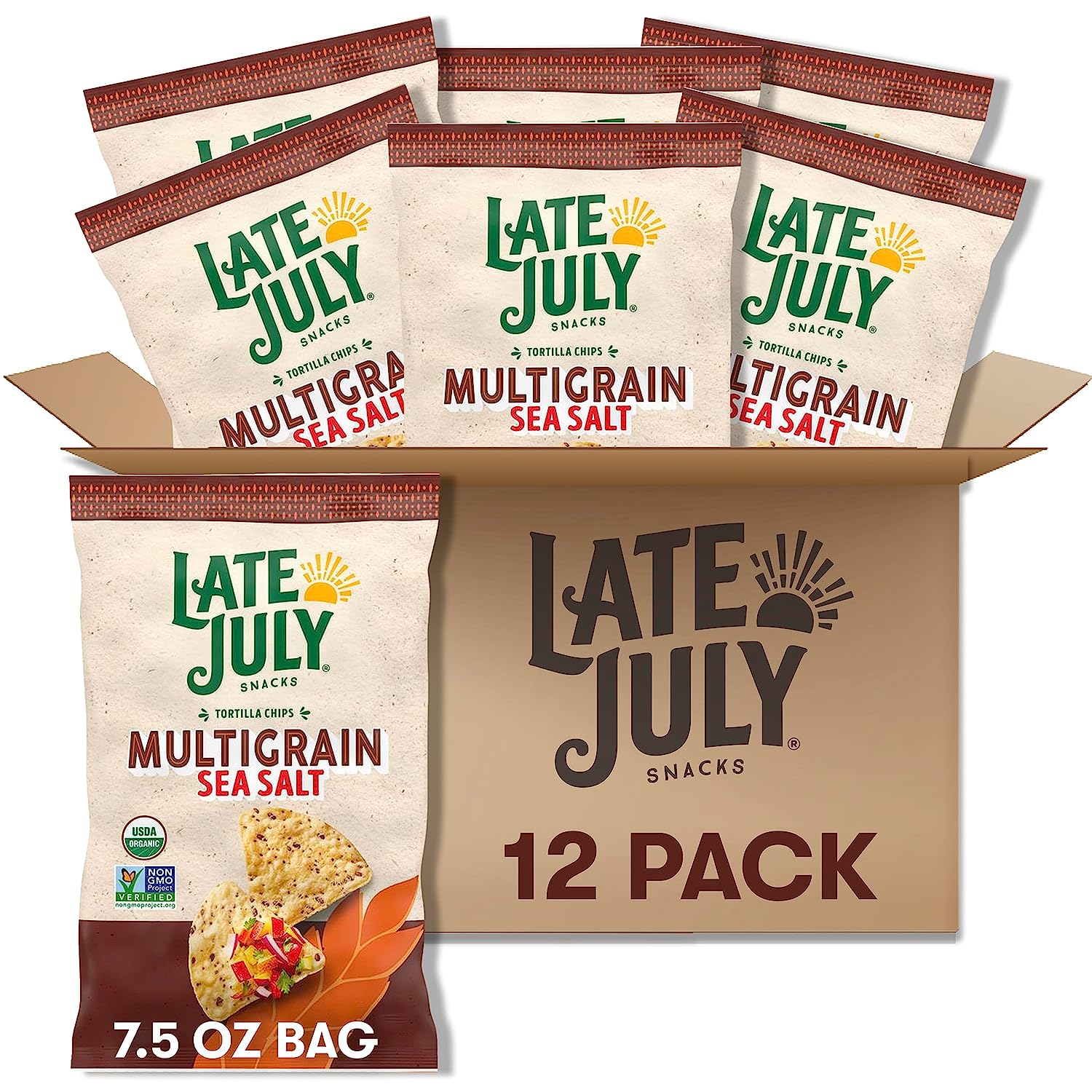 Late July Multigrain Sea Salt Tortilla Chips Snacks