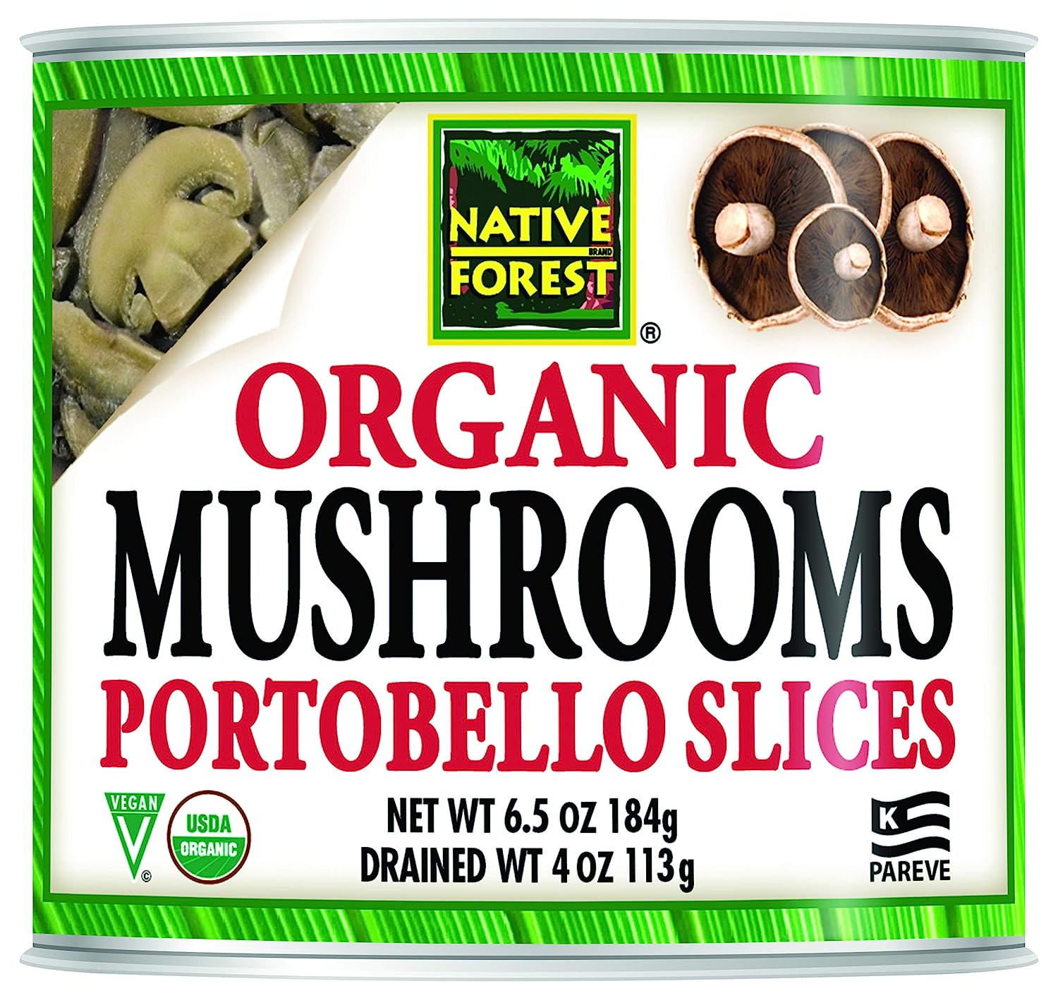 Native Forest Organic Sliced Portobello Mushrooms