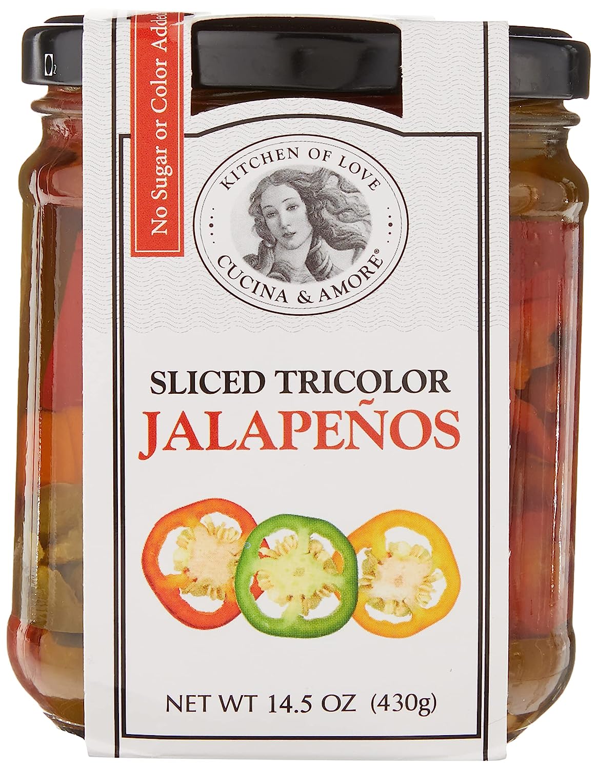 Cucina & Amore Sliced Tricolor JalapeÃ±os