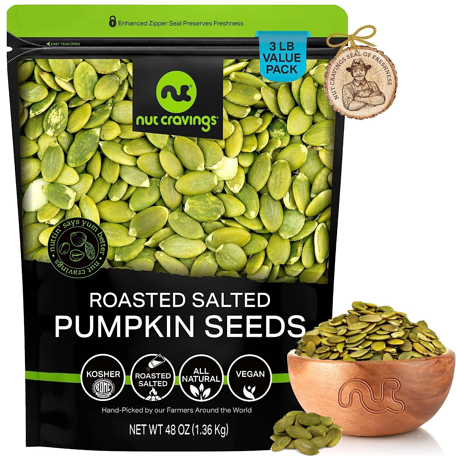 Roasted & Salted Pumpkin Seeds