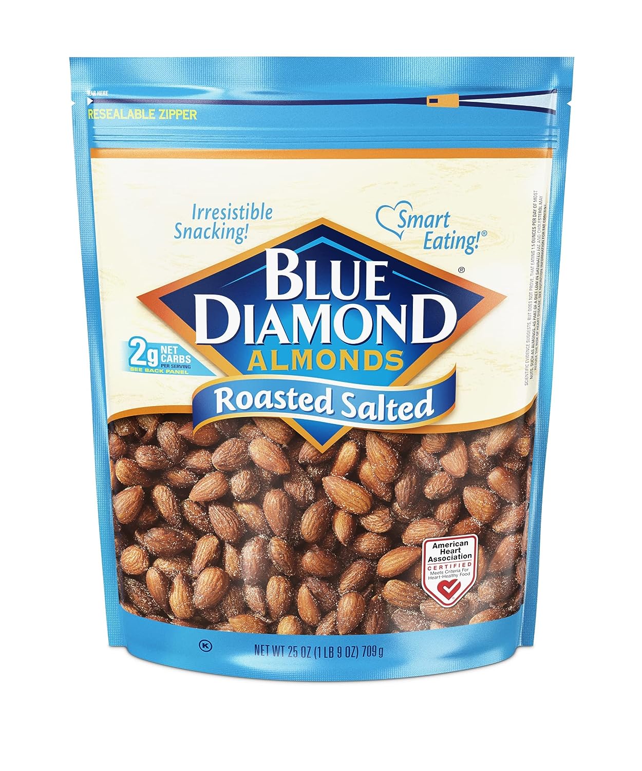 Blue Diamond Almonds Roasted Salted Snack Nuts