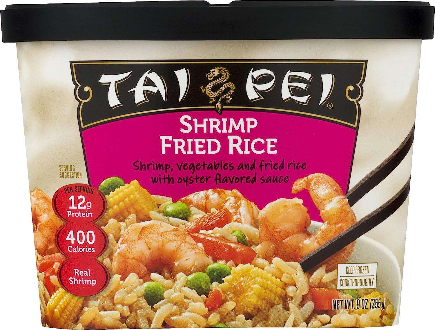 Tai Pei Shrimp Fried Rice, 9 Ounce, Frozen