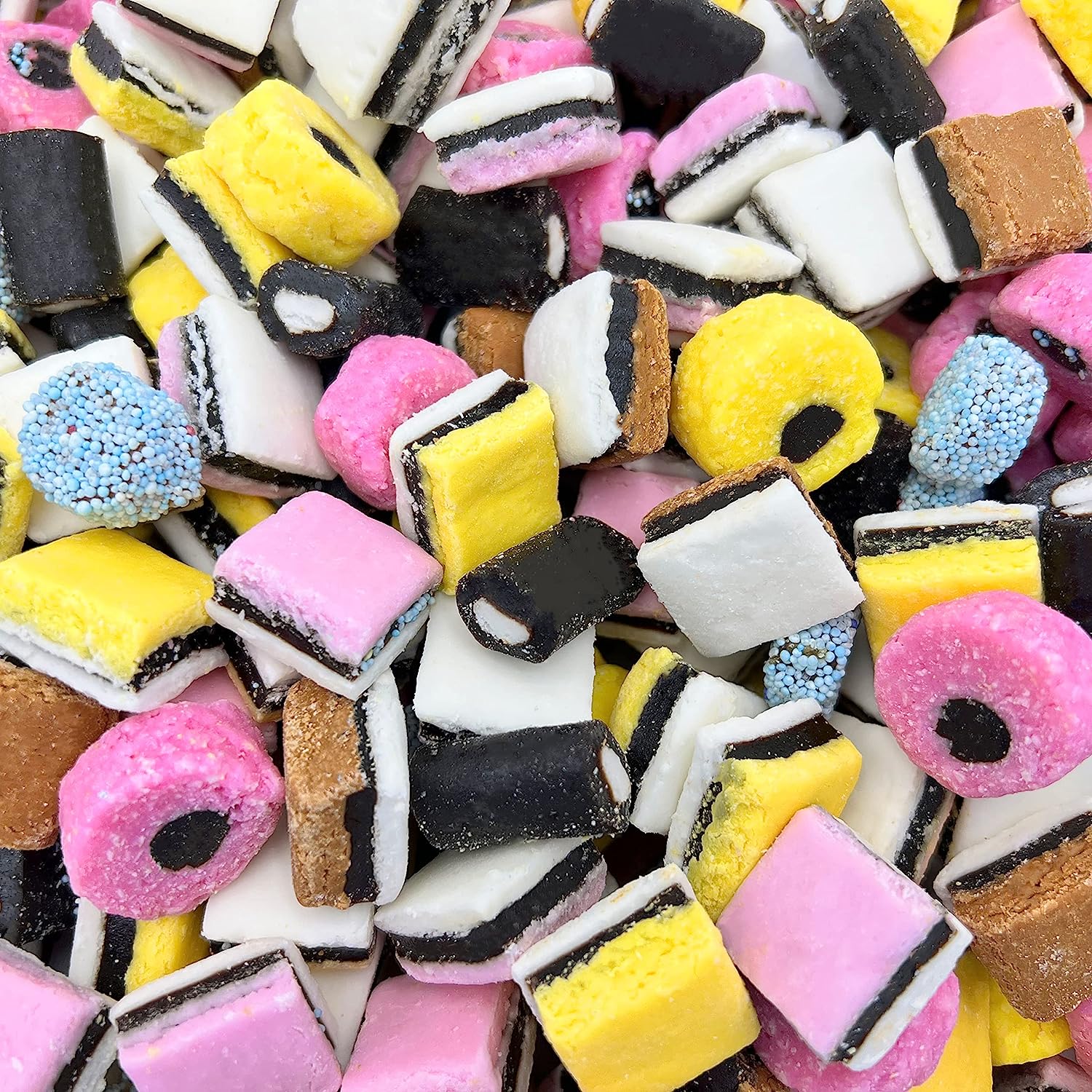 LaetaFood Gustaf's English Licorice Allsorts Gourmet Candy