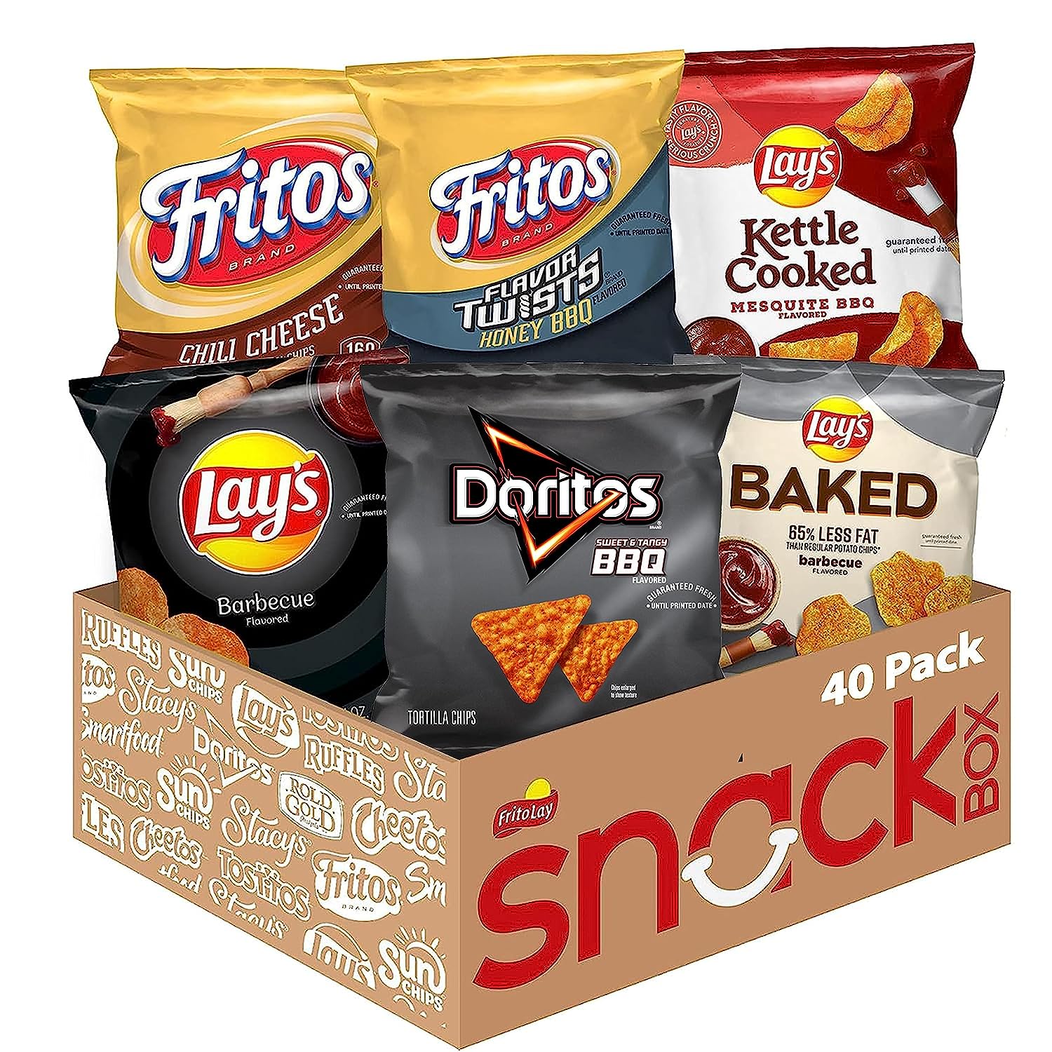 Frito-Lay Backyard BBQ Mix Variety Pack, 40 Packâ€‹