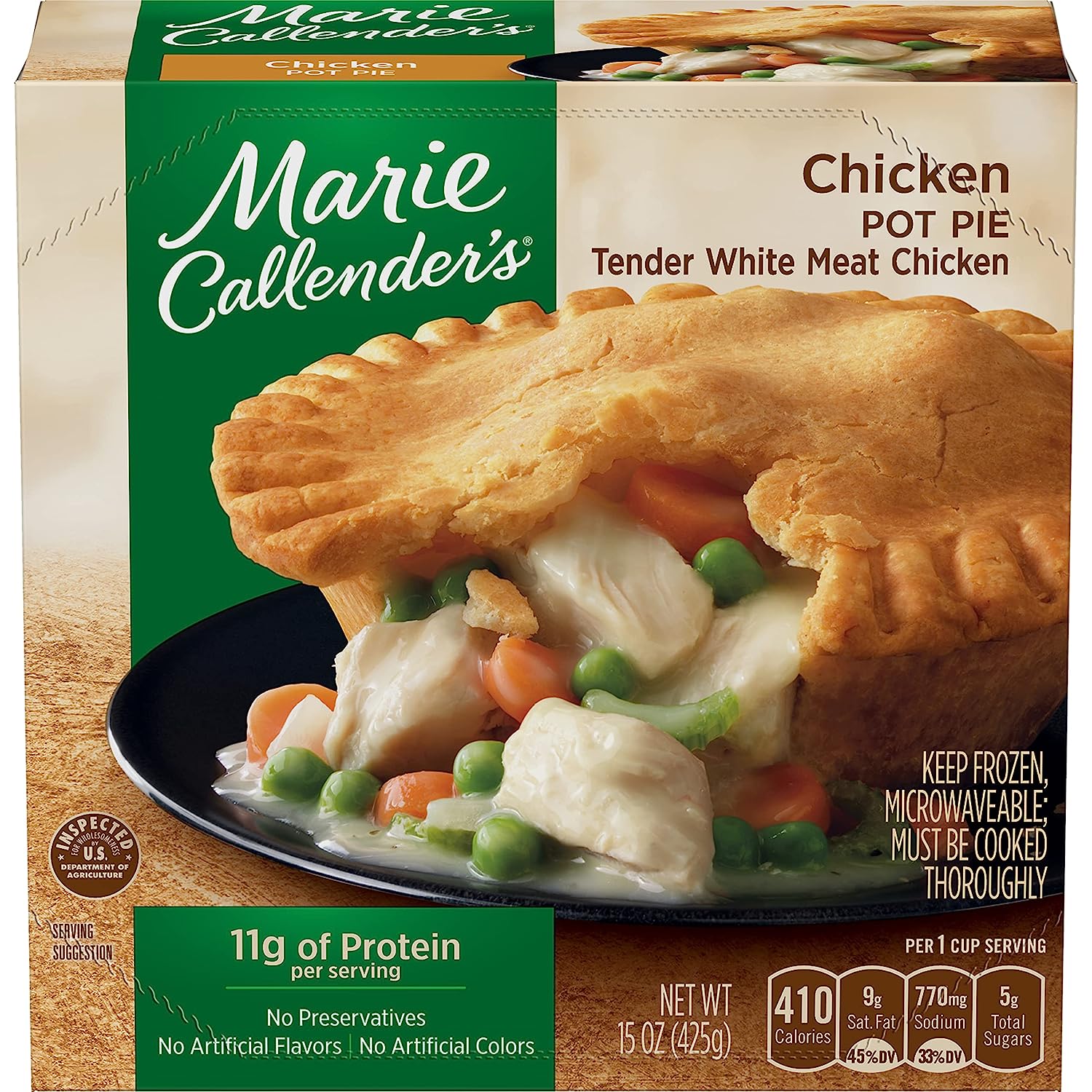 Marie Callender's Chicken Pot Pie Box