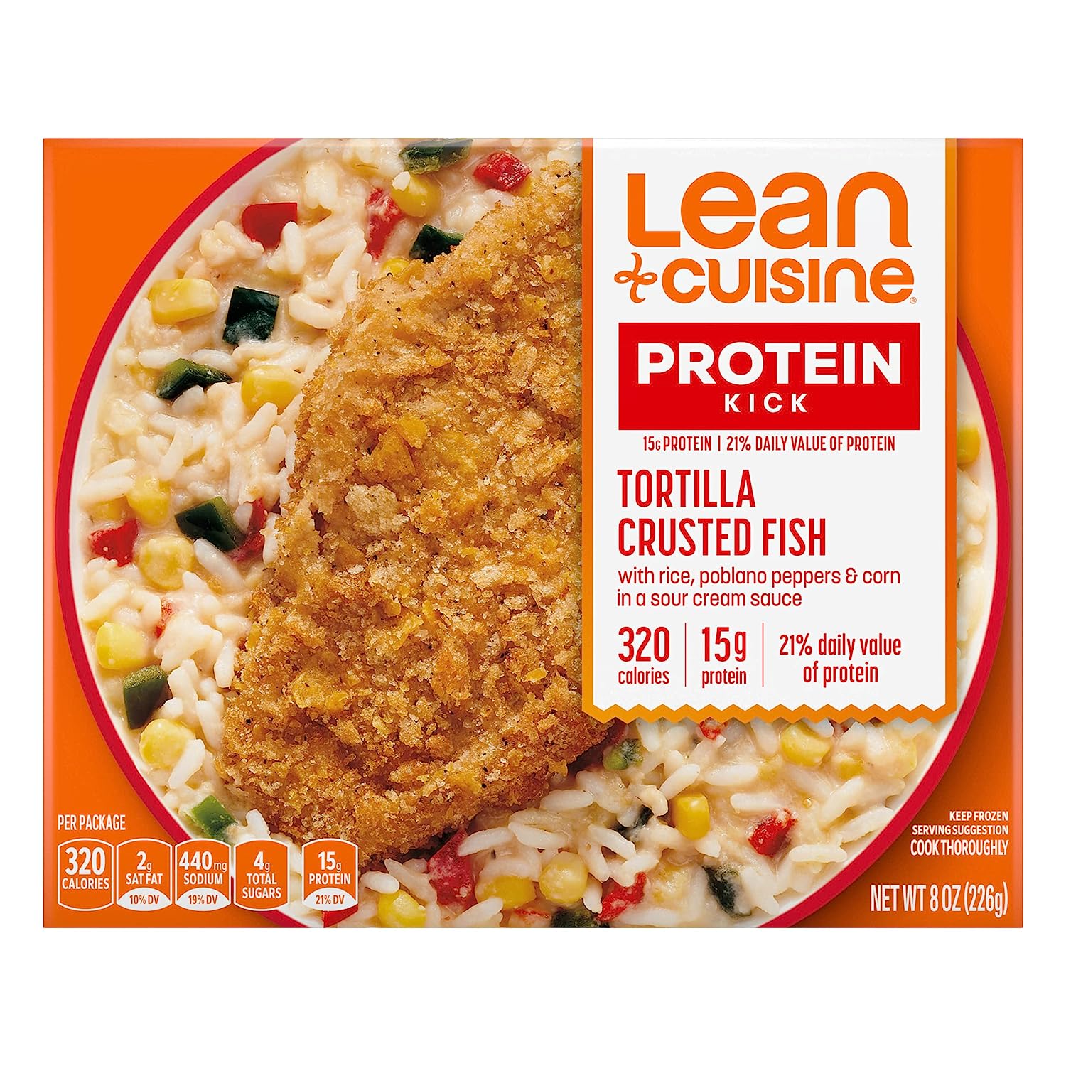 Lean Cuisine Frozen Meal Tortilla Crusted Fish