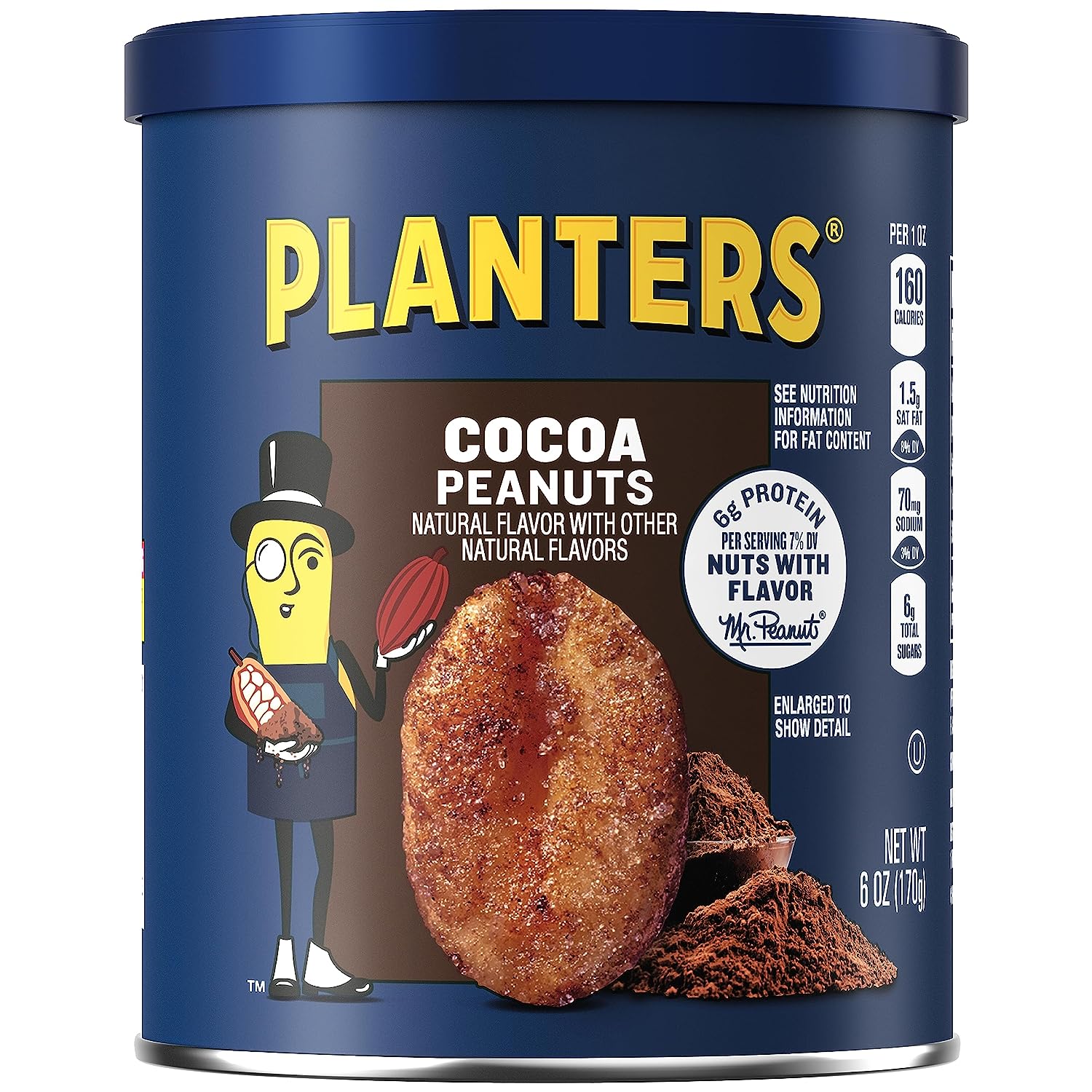 Planters Cocoa Peanuts (8 ct Pack