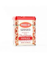 Pride Of Szeged Hungarian Sweet Paprika, Authentic Hungarian Sourced, Single Ingredient Premium Spice | Gluten Free | Kosher | Non-GMO | 1.7 oz. Tin, 1-Count